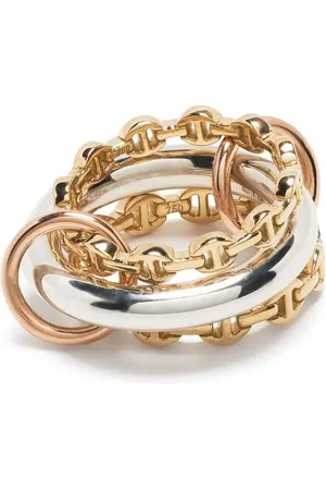 SPINELLI KILCOLLIN Anillo Microdame SK Mix en oro amarillo de 18kt de x Horsenbushs