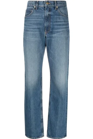 ULLA JOHNSON Jeans rectos con bolsillos