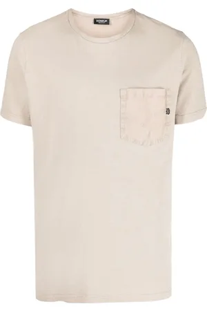 Dondup Playera con bolsillo en el pecho