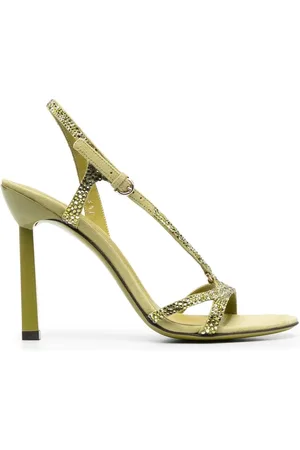 Salvatore Ferragamo Sandalias Gancini con detalles de strass