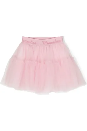 MONNALISA Falda estilo tutú con logo en la pretina