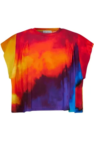 Paco rabanne Playera con motivo tie-dye