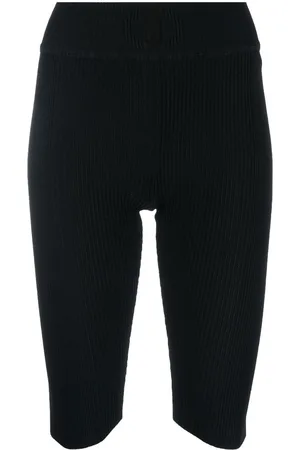 Iceberg Shorts de canalé con tiro alto