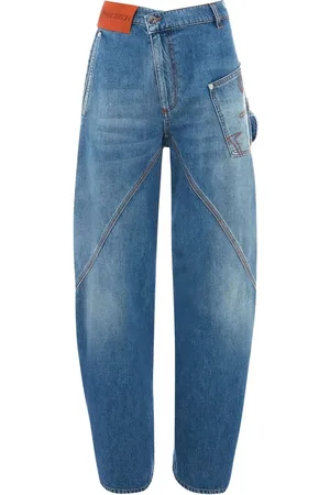 J.W.Anderson Jeans estilo worker anchos con diseño retorcido