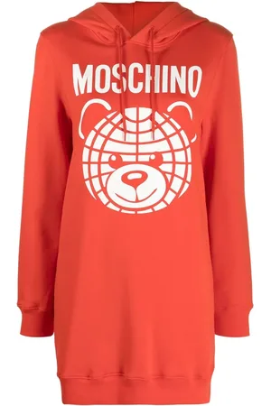 Moschino Vestido estilo sudadera con logo estampado