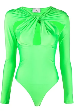 Nueva colección de bodies de color verde para mujer