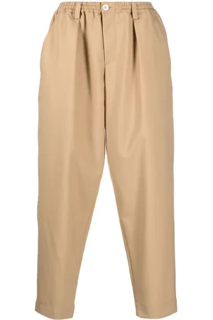 Marni Pantalones tapered con pretina elástica