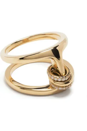SPINELLI KILCOLLIN Anillo Phantom en oro amarillo de 18kt con diamantes de x Hoorsenbuhs