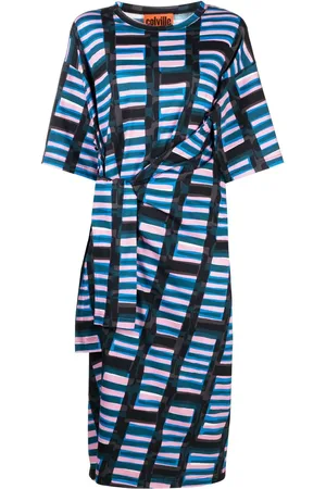 Colville Vestido midi con estampado abstracto