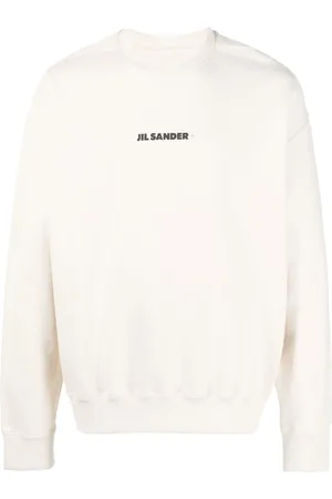 Jil Sander Sudadera con cuello redondo y logo estampado