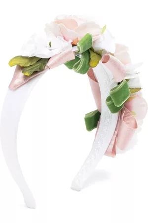 COLORICHIARI Faux-flower hairband