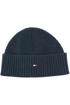 Tommy Hilfiger Logo-embroidered knitted beanie