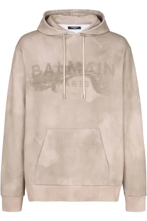 Balmain Hoodie con logo estampado