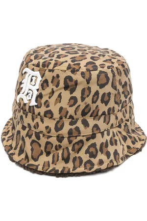 R13 Embroidered-logo detail bucket hat
