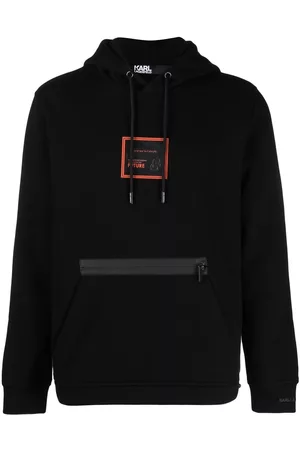 Karl Lagerfeld Hoodie con parche del logo
