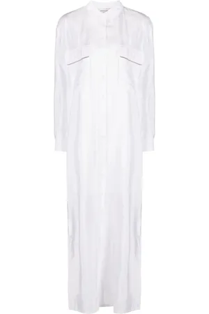 Fabiana Filippi Vestido camisero con abertura lateral