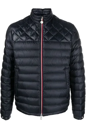 Moncler Chamarra capitonada con parche del logo
