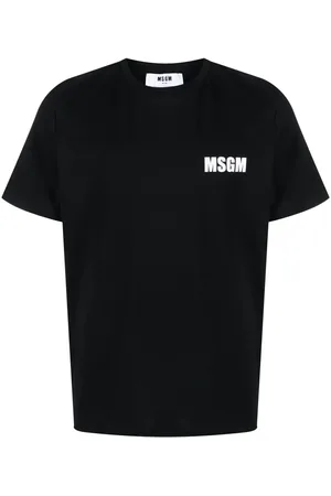Msgm Playera manga corta con logo estampado