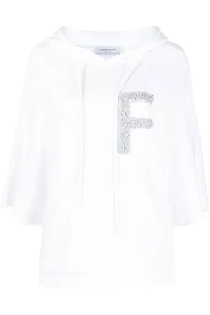 Fabiana Filippi Hoodie con logo bordado