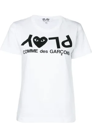 Comme des Garçons Playera con logo estampado