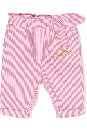 Moschino Pijama a rayas con motivo teddy bear