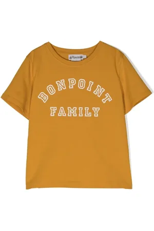 BONPOINT Playera con cuello redondo y logo estampado