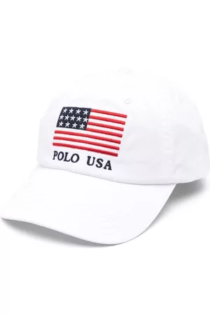 Ralph Lauren USA-flag detail baseball cap
