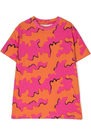 HUGO BOSS Playera con estampado militar