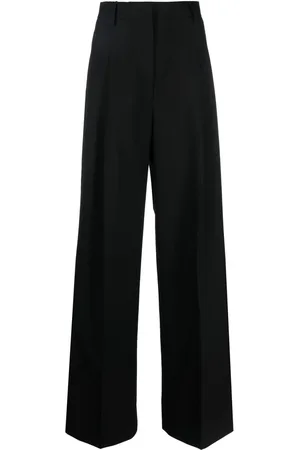Burberry Pantalones anchos con pinzas