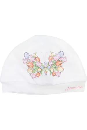 MONNALISA Gorro con mariposa estampada