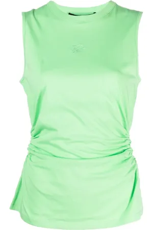 Karl Lagerfeld Top con aberturas