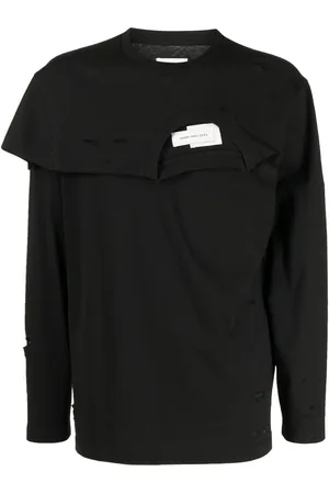 Feng Chen Wang Playera con doble cuello