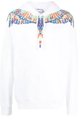 MARCELO BURLON Hoodie con cordones