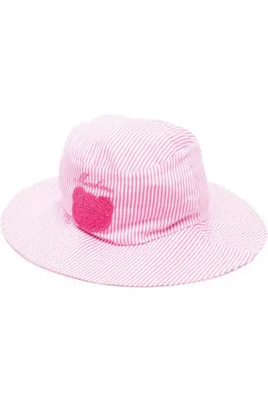 Moschino Sombrero con motivo de rayas