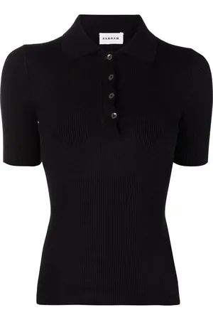 P.A.R.O.S.H. Top tejido con cuello de playera tipo polo