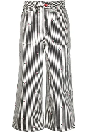 Kenzo Jeans capri bordados