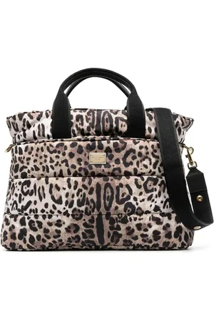 Dolce & Gabbana Pañalera con estampado de leopardo