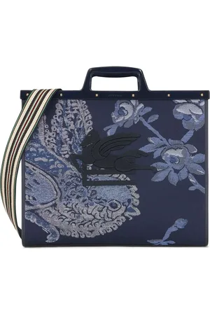 Etro Tote con logo bordado en jacquard