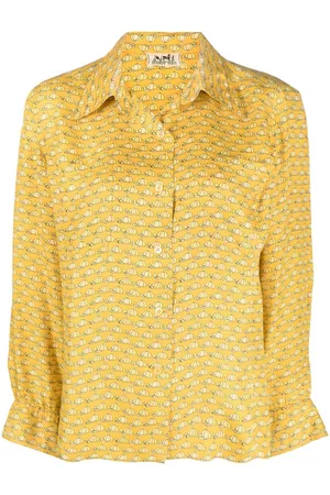 Hermès Camisa de seda estampada