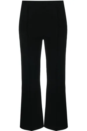 THEORY Pantalones tejidos con diseño acampanado