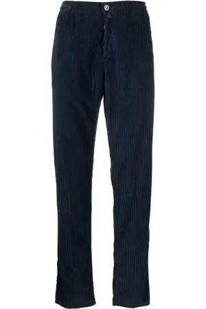 Kiton Pantalones de pana rectos
