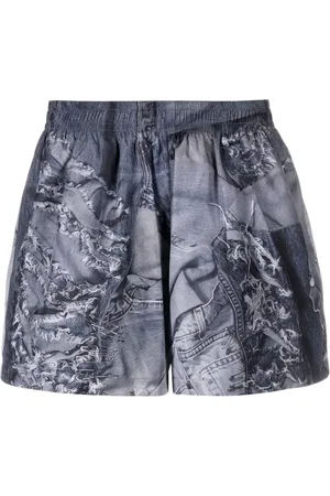 Natasha Zinko Shorts de playa estampados