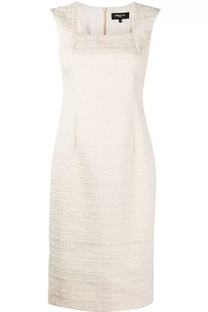 Paule Ka Vestido midi de tweed ajustado