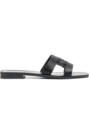 Karl Lagerfeld Sandalias con franja del logo