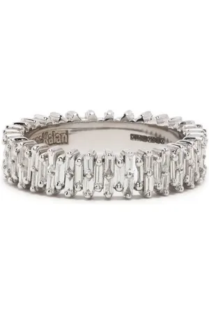 Suzanne Kalan Anillo infinito en oro blanco de 18kt con diamantes