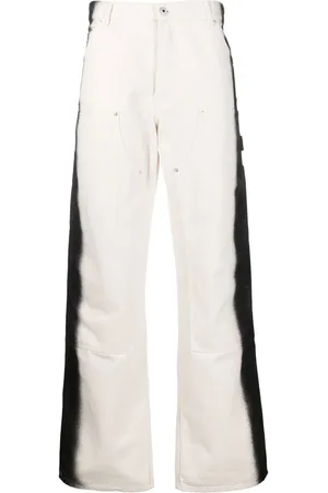 Heron Preston Pantalones anchos con motivo degradado