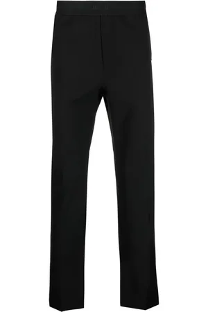 Msgm Pantalones tapered con logo en la pretina