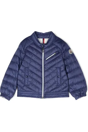 Moncler Chamarra capitonada con parche del logo