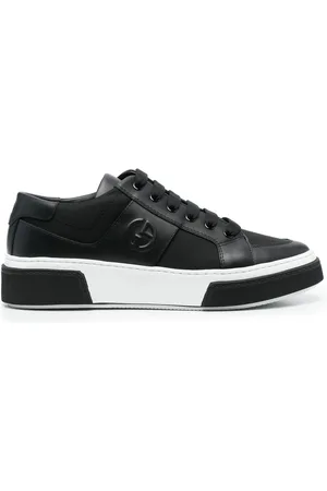 Giorgio Armani Tenis bajos con agujetas