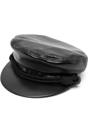 Saint Laurent Gorra baker boy con detalle de cuerda